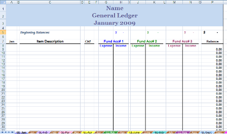 Add/Delete Funds in Manual Accounting Workbook